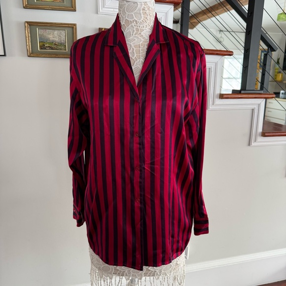 Tops - Vintage CACHAREL Silk Stripe Blouse